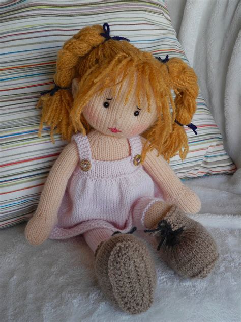 Lola 3 Wip Knitted Doll Patterns Knitted Dolls Yarn Dolls