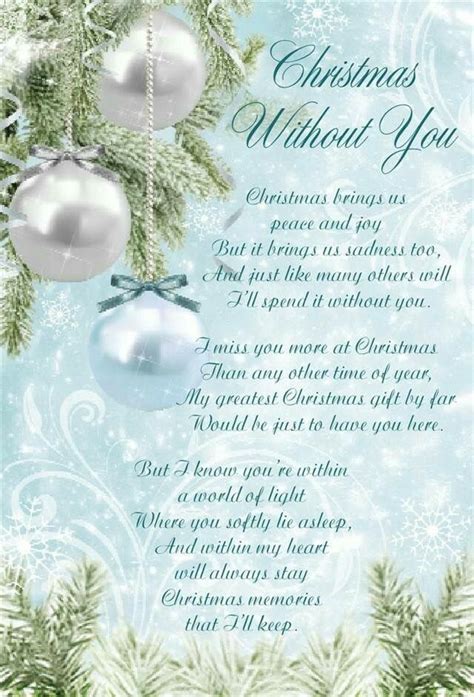 Christmas Without You Christmas In Heaven Poem Christmas In Heaven Merry Christmas In Heaven