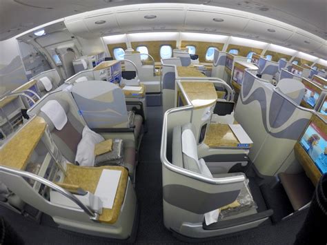 A380 Emirates Business Class Seating Plan Image To U