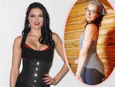 Adrianne Curry Shows Off New Curves After Having Breast Implants Removed Perez Hilton