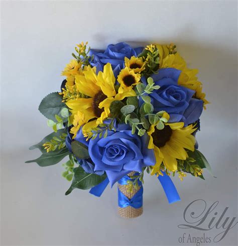 Makayla Scully Sunflower Bouquet Wedding Flowers 20 Stunning