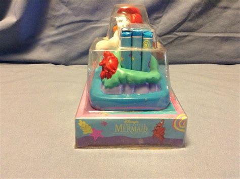 Vintage Disneys The Little Mermaid Floating Soap Dish With 3 Soaps Nip