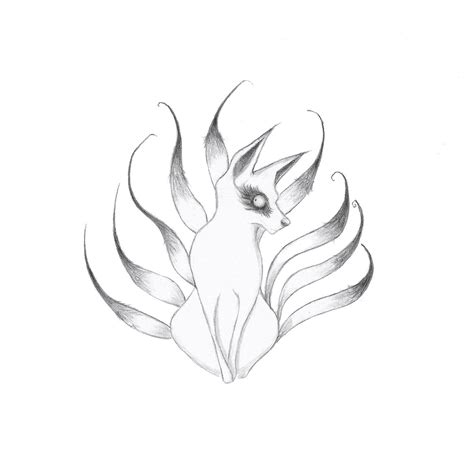 How To Draw A Nine Tailed Fox 200x201 How To Draw Cartoon Foxes