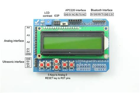 Arduino 1602 Lcd Keypad Shield Geeetech Wiki