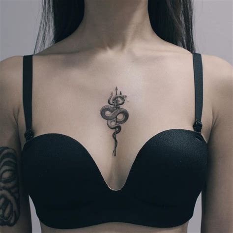 Tattoo On The Chest And Abdomen Women 【the Best Of 2023】