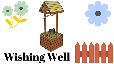 Build this amazing 6 ft. Free wishing well plans | Wishing well plans, Diy wishing ...