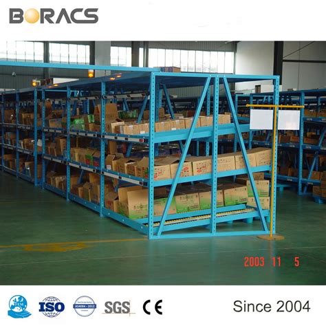 Warehouse Picking System Carton Flow Rack With Gravity Roller Flow