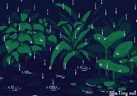 Rain A Pixel Artwork Of Natures Beauty The Interlude