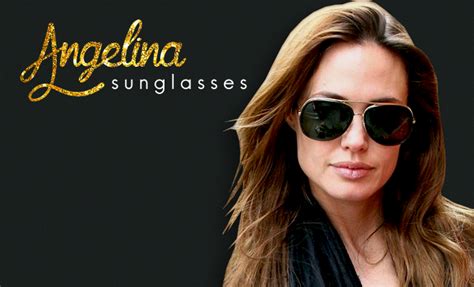 The Sophisticated Oversized Designer Sunglasses Of Angelina Jolie