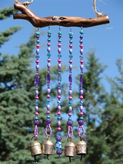Wind Chime Wind Bells Glass And Crystal Beads Sun Catcher Etsy In 2021