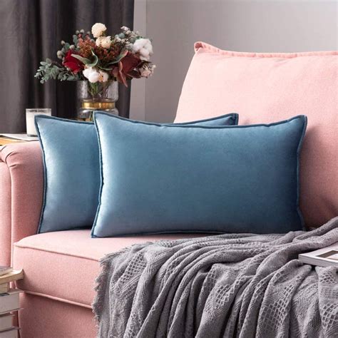 Cushion Covers Pack Of 2 Cozy Throw Pillow Cases For Couch Sofa Home 数量限定セール