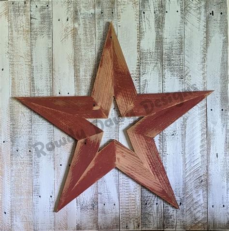 Cedar Wood Star Recycled Rustic Star Made From Weathered Etsy In 2020