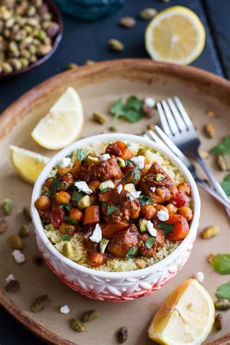 Moroccan chickpea & couscous soup. One Pot Moroccan Chicken + Chickpeas with Pistachio Couscous and Goat Cheese | Recipe (With ...