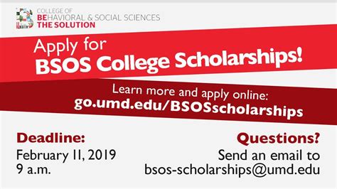 Ccjs Undergrad Blog Fall Bsos Scholarships Applications Open