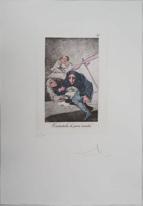 Salvador Dalí Caprices de Goya La misère Catawiki