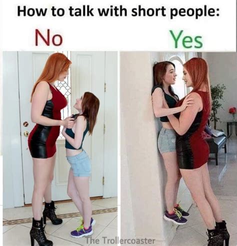 How To Talk With Short People Lauren Phillips Lifting Alice Merchesi Know Your Meme