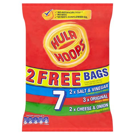 Hula Hoops Assorted 7 X 25g Multipack Crisps Iceland Foods