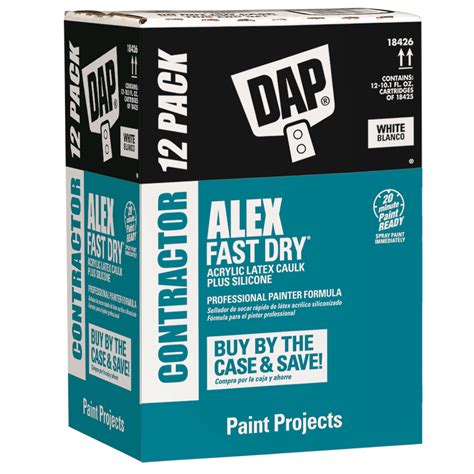 Alex Fast Dry Acrylic Latex Caulk Plus Silicone Dap Global