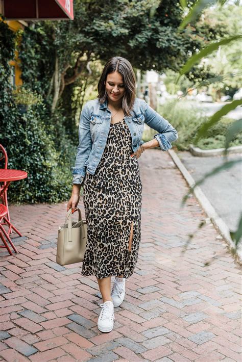 3 Ways To Style Midi Dresses For Fall Dress And Sneakers Outfit