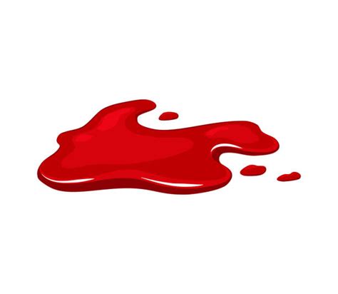 Cartoon Of A Puddle Of Blood Stock Photos Pictures And Royalty Free