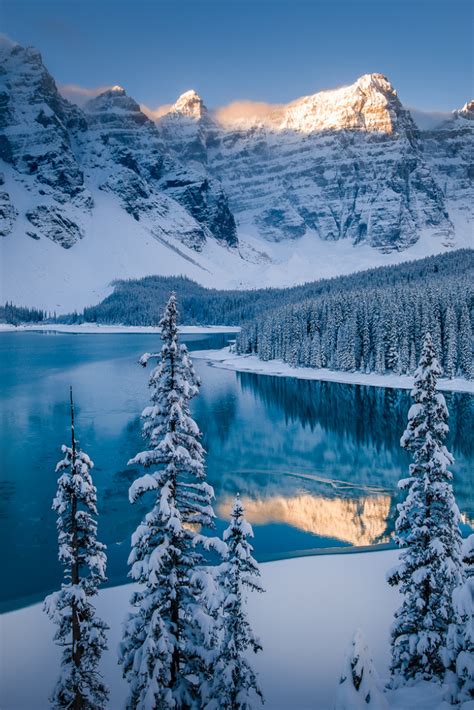 Moraine Lake Under Snow A Once In A Lifetime Experience Seriously