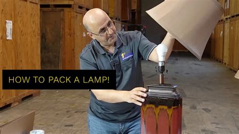 How To Pack Table Lamps Movingshipping Moving Tips Youtube