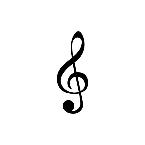 Illustration Of A Treble Clef Musical Note Download Free Vectors