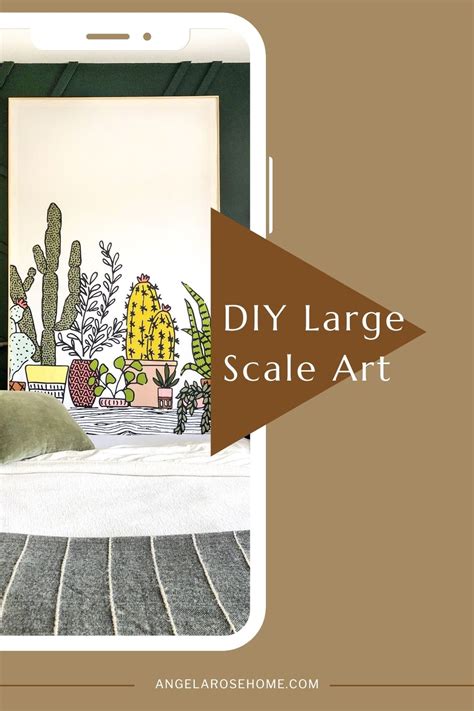 Diy Large Scale Art Ideas That Are Affordable Angela Rose Home