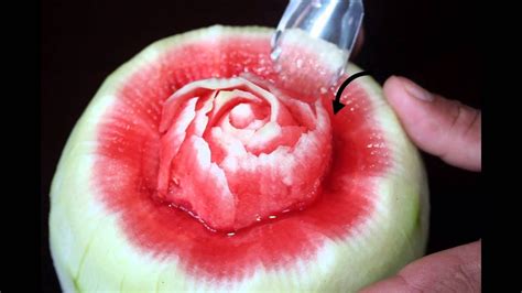 Esculturas Em Frutas E Legumes Melancia Passo A Passo Watermelon Carving Youtube