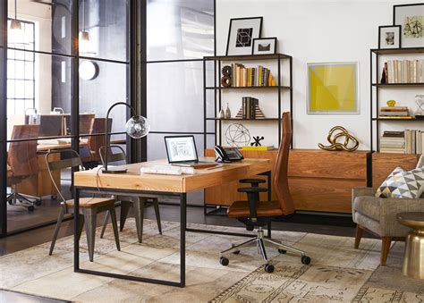 West Elm Workspace Office Furniture - Design Milk | Industrial office furniture, Office ...