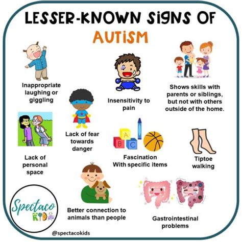Lesser Known Signs Of Autism Infographic