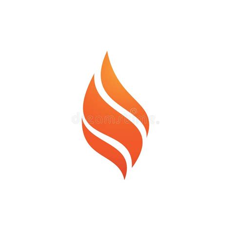 Logotipo De Llama De Fuego Ilustración Del Vector Ilustración De