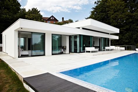 Glass Walls Rear Of Home Interior Design Ideas