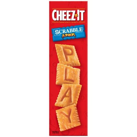 Cheez It Scrabble Junior Baked Snack Crackers 124 Oz Kroger