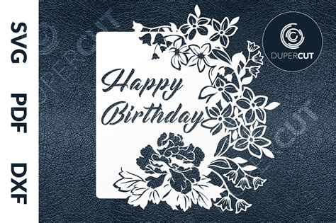 Free Cricut Birthday Card Template