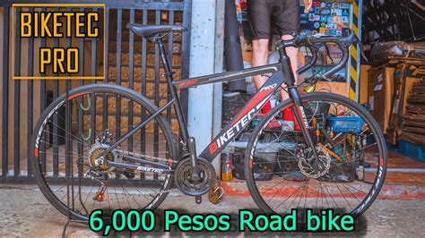 Biketec Pro 2022 Budget Road Bike Worth 6k Pesos Youtube