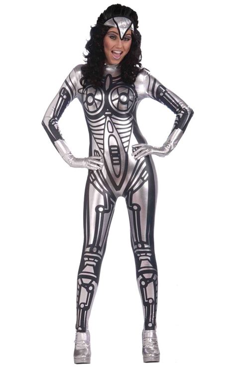 Robot Woman Robot Fancy Dress Adult Costumes Costumes For Women