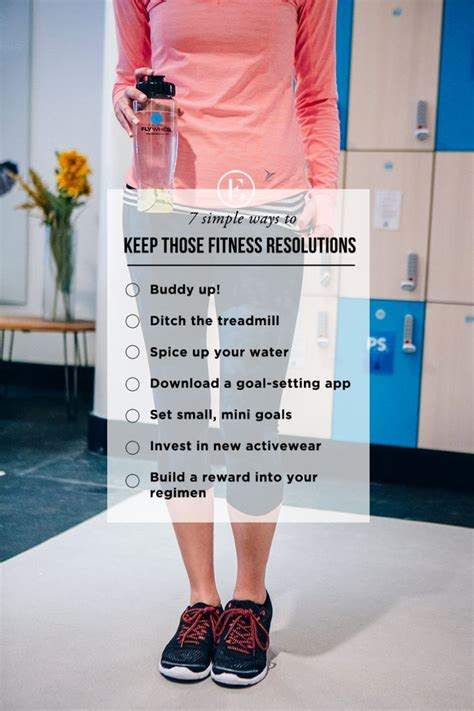 7 Simple Ways To Keep Those Fitness Resolutions Great Tips