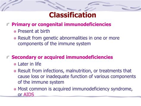 Ppt Congenital And Acquire Immunodeficiency Powerpoint Presentation