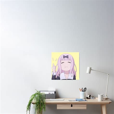 Chika Fujiwara Thumbs Up Poster For Sale By SoulsSmoker Redbubble