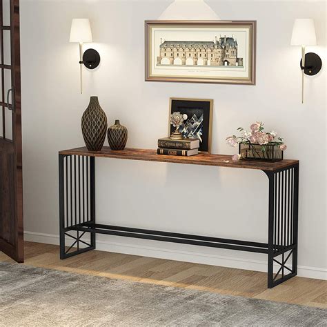 Buy Tribesigns 709 Inch Extra Long Sofa Table Narrow Console Table