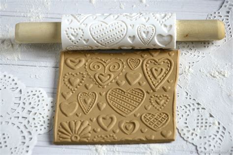 Rolling Pin Cookie Cutter Heart In T For Wedding Lovers