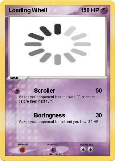 Pokémon Loading Whell Scroller My Pokemon Card