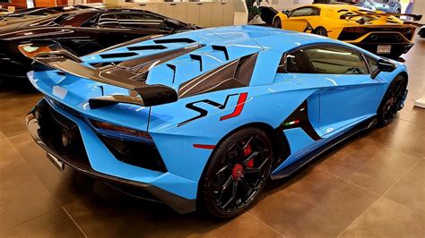 Baby Blue Lamborghini Aventador Svj Youtube