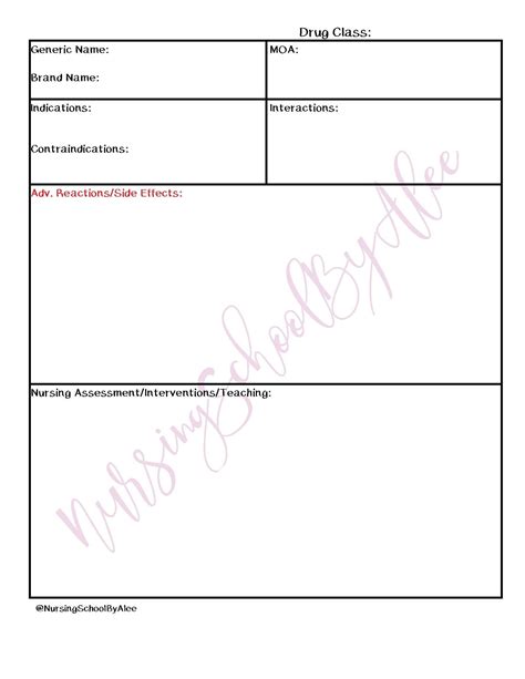 We did not find results for: PRINTABLE Nursing School Pharmacology Drug Card Template in 2020 | Nursing school pharmacology ...
