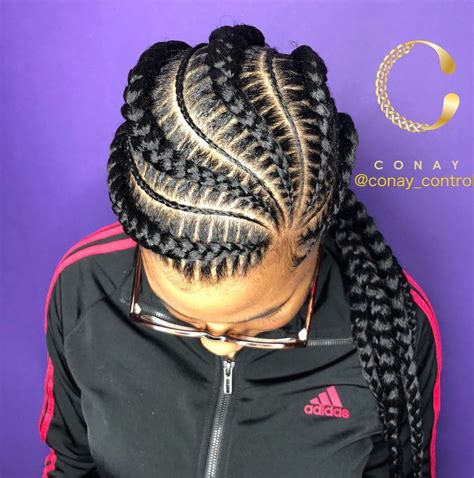 Thick and Thin Asymmetrical Feed-in Braids | Braids for ...