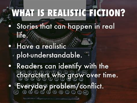 Realistic Fiction Genre By Carol King