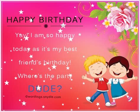 Birthday Wishes For Best Friend Male Wordings And Messages