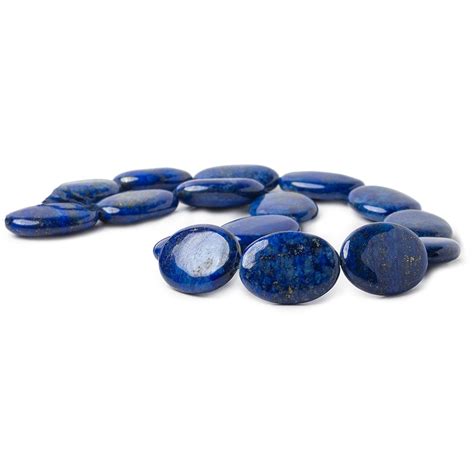 Buy 25x18mm Lapis Lazuli Plain Ovals 16 Inch 16 Beads Online The Bead