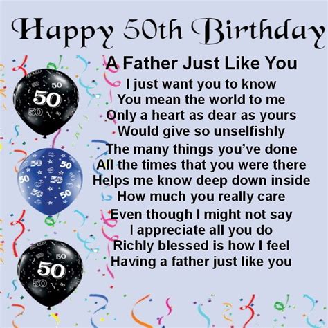 Personalised Coaster Father Poem 50th Birthday Free T Box Birthday Wishes For
